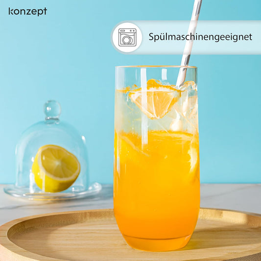 KONZEPT Gläser Set 12-Teilig, Transparente 400Ml
