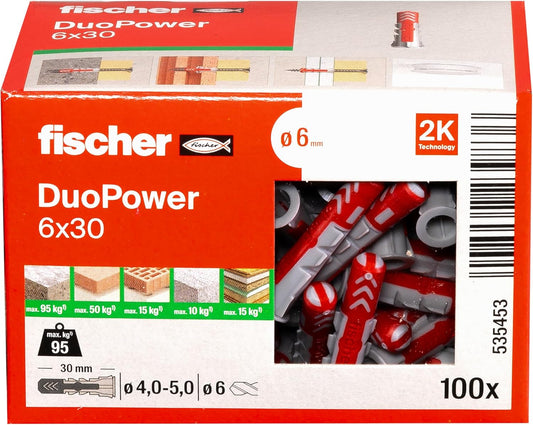 Fischer Duopower 6 X 30, Universaldübel