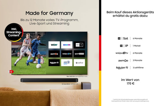 Samsung Crystal UHD 4K U7099F 50 Zoll (125 Cm) LED Fernseher, Crystal Prozessor 4K, Metalstream Design, Smartthings, Knox Security, Gaming Hub, AI Upscaling, Kostenlose Inhalte, Smart AI TV