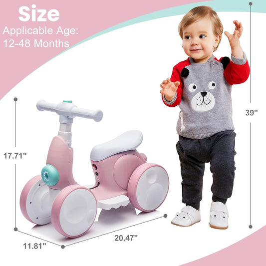 Laufrad Elektrisch 6V Ab 1-4 Jahre Mit Seifenblasenmaschine Für Jungen Mädchen