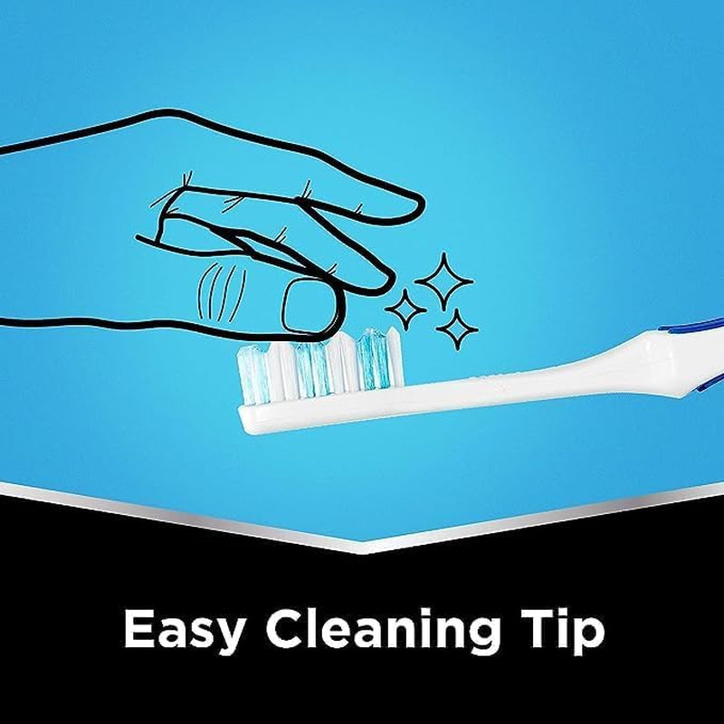 Essential Care Interdentalzahnbürste – 8Er Pack | Mittelharte Zahnbürsten Mit Vollkopf, Ergonomischer Griff, Für Die Tägliche Zahnschmelzpflege