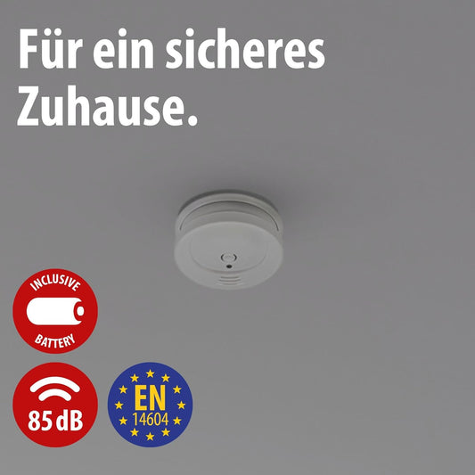 Brennenstuhl Rauchmelder RM C 9010 Mit Austauschbarer Batterie Weiß