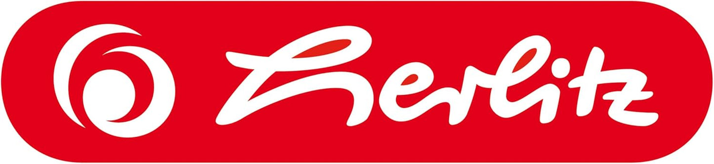 Herlitz Collegeblock A4, 80 Blatt Rand Links Und Rechts (Kariert)