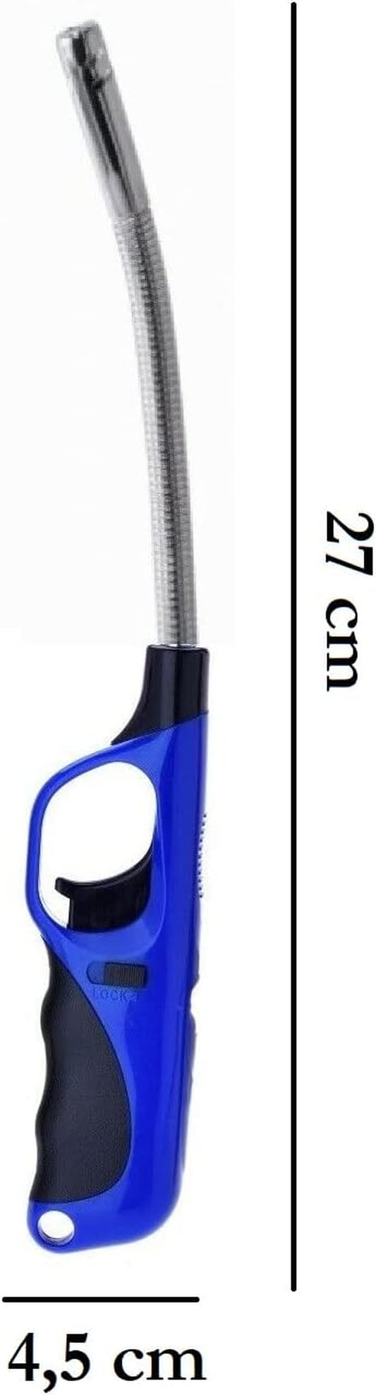 6 X Stabfeuerzeug XXL FLEXIBEL 28,5 Cm Feuerzeug BBQ Kamin + 1 Gratis Feuerzeug