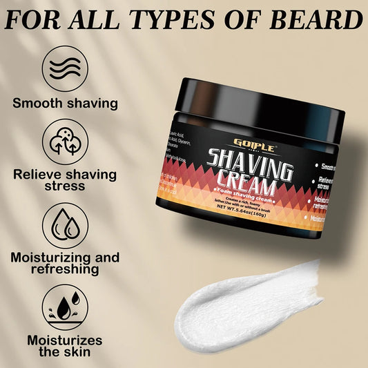 GOIPLE 160g shaving cream / shaving soap dish / shaving foam bowl