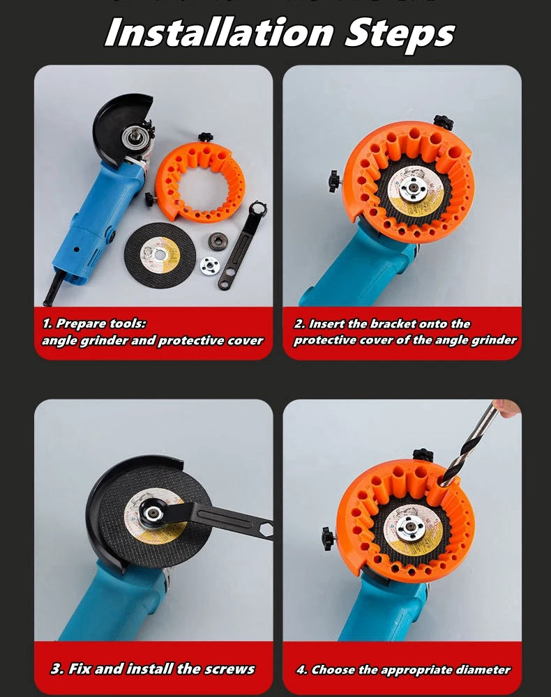 Drill sharpener 2–13 mm – Multi-size grinding device for twist drills