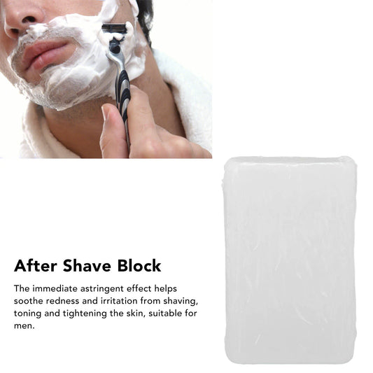 After Shave Alum Block Home Travel Portable Men Skin Soothing Post