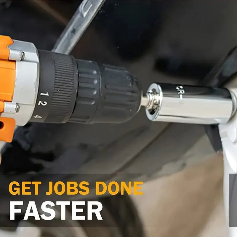 Multifunktions Steckschlüssel 7 bis 19 mm mit Bohrer Adapter