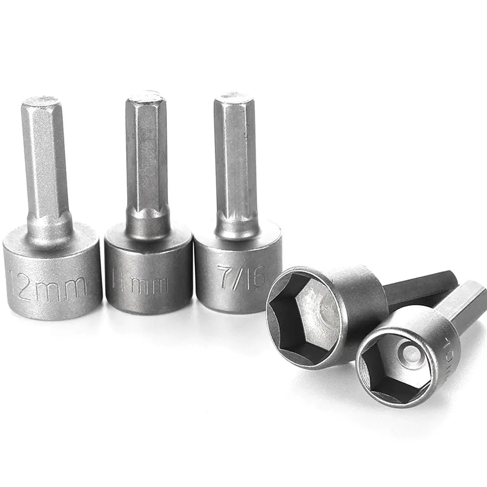 Hex Socket Bit Set 1/4 Inch Hex