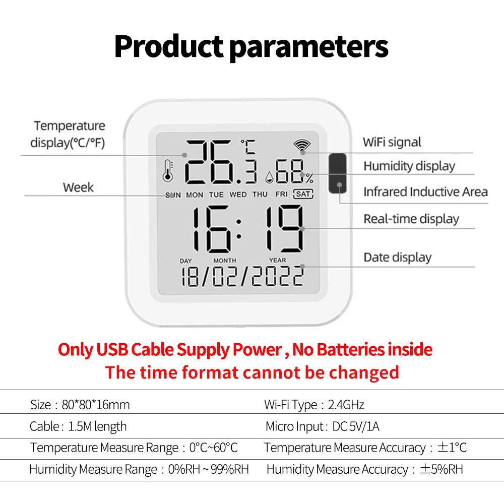 WiFi Temperatur und Luftfeuchtigkeit Sensor