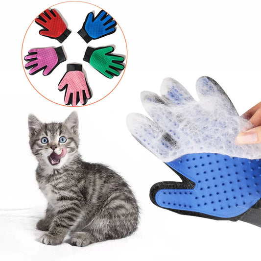 Grooming glove for cats & dogs
