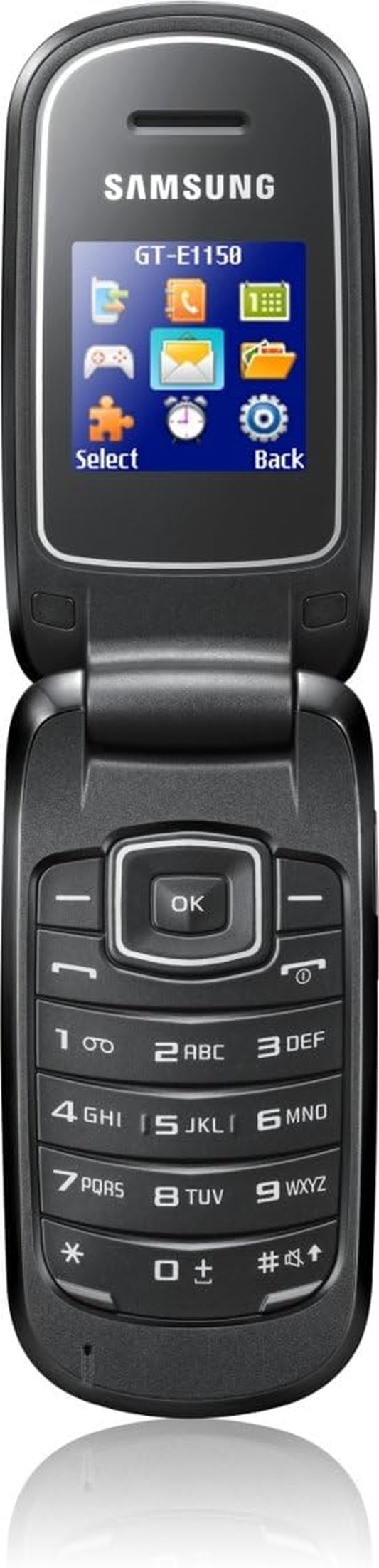 Samsung E1150 Handy (Extralange Akkulaufzeit) Titanium-Silver