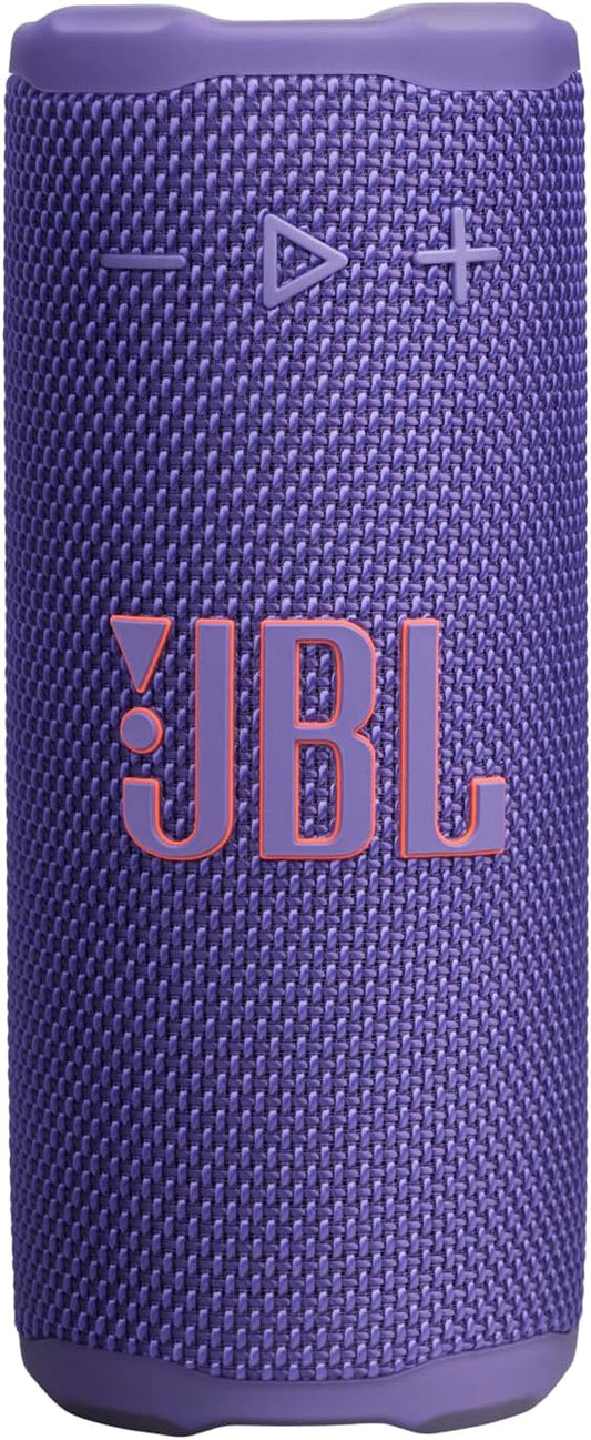 JBL Grip Kompakter Bluetooth Lautsprecher, JBL Pro Sound Mit AI Sound Boost, IP68 Wasser- Und Staubdicht, Umgebungslicht, Bis Zu 14H Wiedergabe, Auracast Multi-Speaker, JBL Portable App, Lila