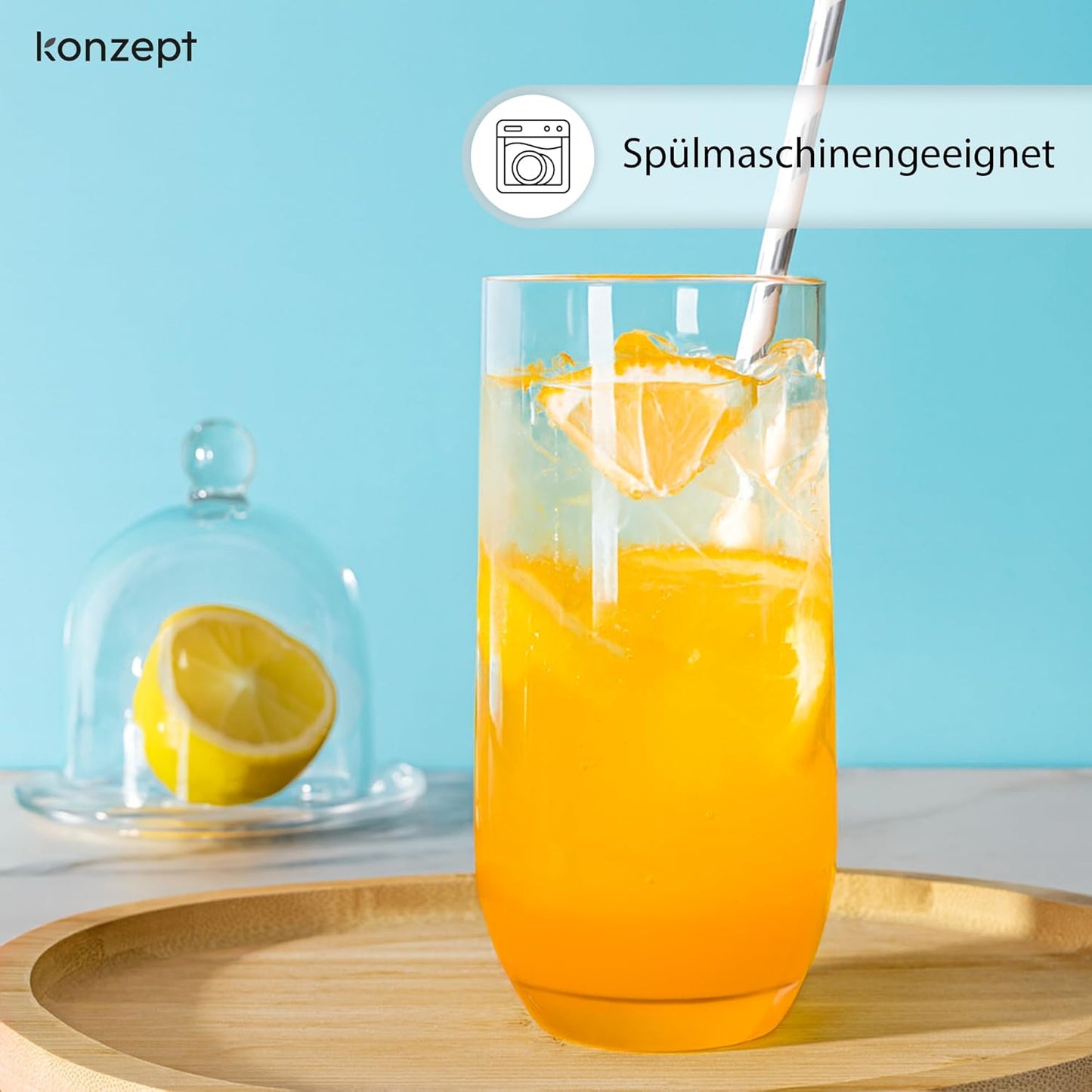 KONZEPT Gläser Set 12-Teilig, Transparente 400Ml