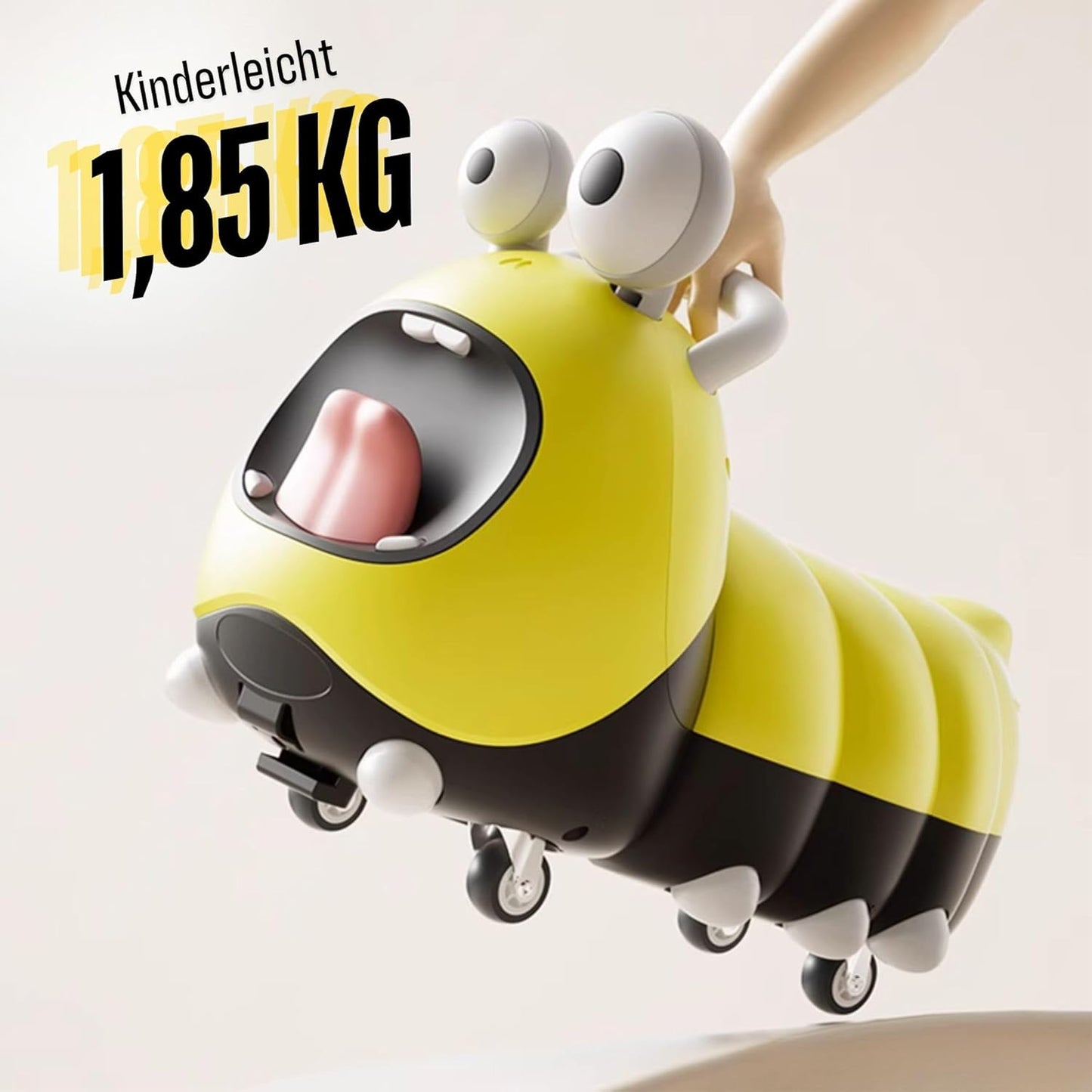 3In1 Rutschfahrzeug Babyroller + Schaukeltier + Balancierbrett