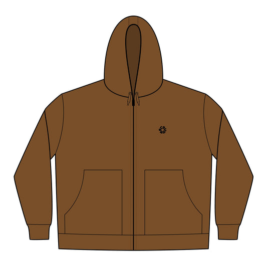 Men's Duck Cloth Hooded Work Jacket