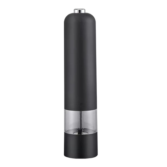 Electric Salt Pepper Grinder Set One Handed Operation Stainless Steel Spice Mill with Light Automatic Pepper Grinde for Kitchen