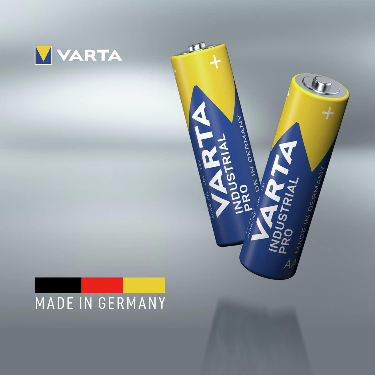 VARTA Batterien AA, Industrial Pro, Alkaline Batterie, 1,5V, Vorratspack in Umweltschonender Verpackung, Made in Germany [Exklusiv Bei Amazon] 40 Stück( 1Er Pack)