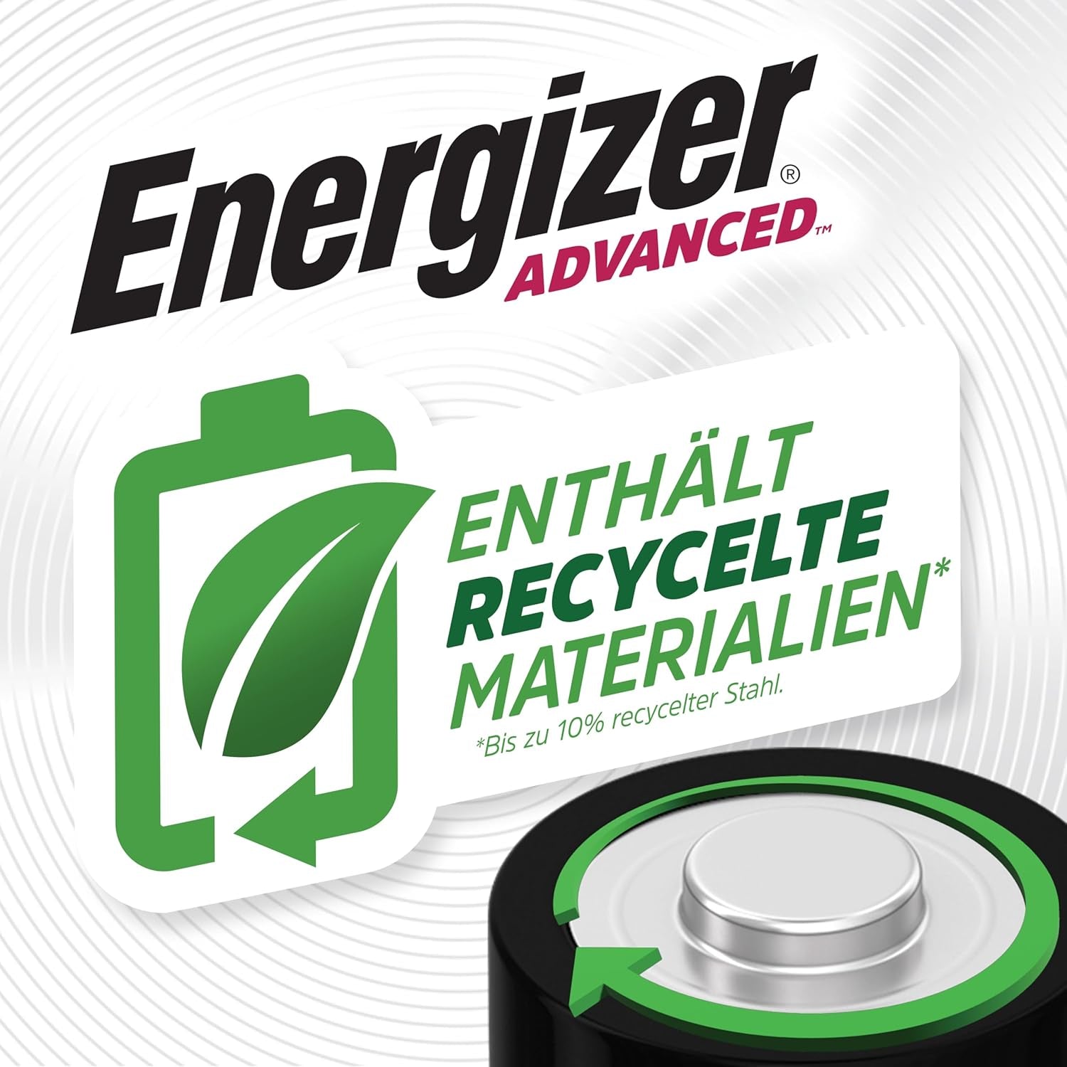 Energizer Advanced - AA Batterien (12 Stück) - 1,5V Alkali-Batterien - Leistungsstark Und Langlebig - Made in EU - 100% Plastikfreie Verpackung - 10 Jahre Lagerfähig [Exklusiv Bei Amazon]