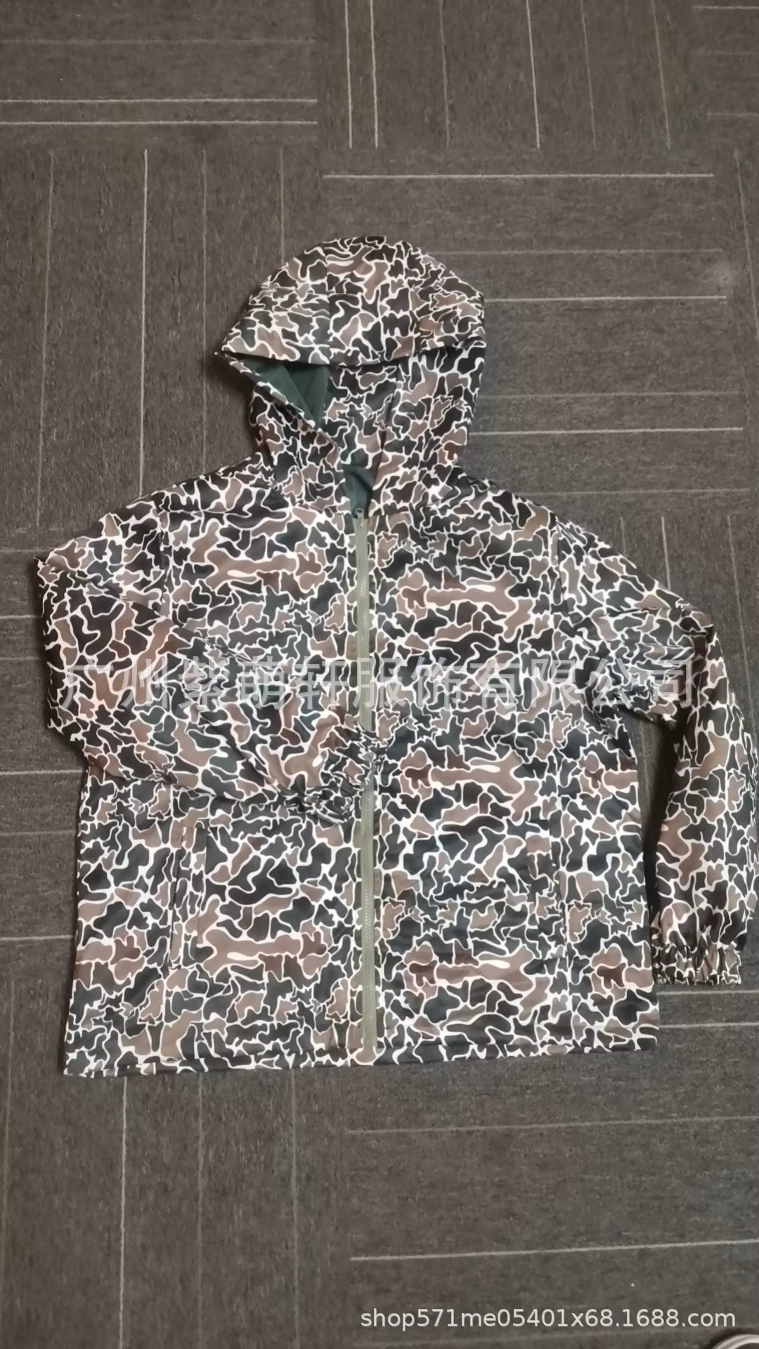 Frauen Camouflage Mantel Jacke Hoodie Regendicht Mantel Print Zipper Mit Kapuze Herbst Oberbekleidung Weibliche Streetwear Vintage Jacken