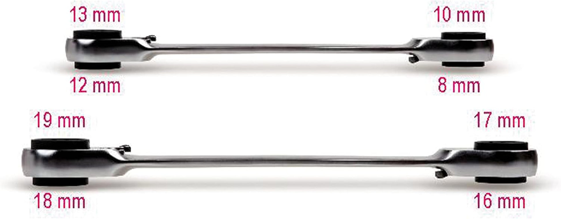 Beta 192/S2 - Ringschlüsselsatz, 2 Teilig, Mit Umschaltknarre