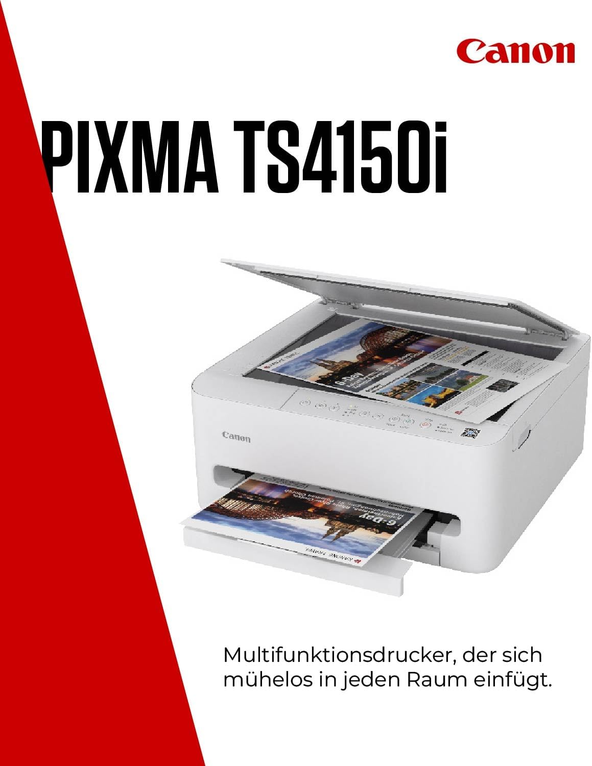Canon PIXMA TS4150I -Wlan-Multifunktionsdrucker Mit Papierkassette