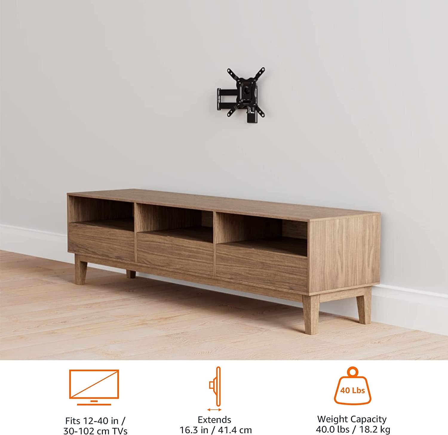 Tv-Wandhalterung Mit Voller Bewegung, Für 30.5 - 101.6 Cm Fernseher