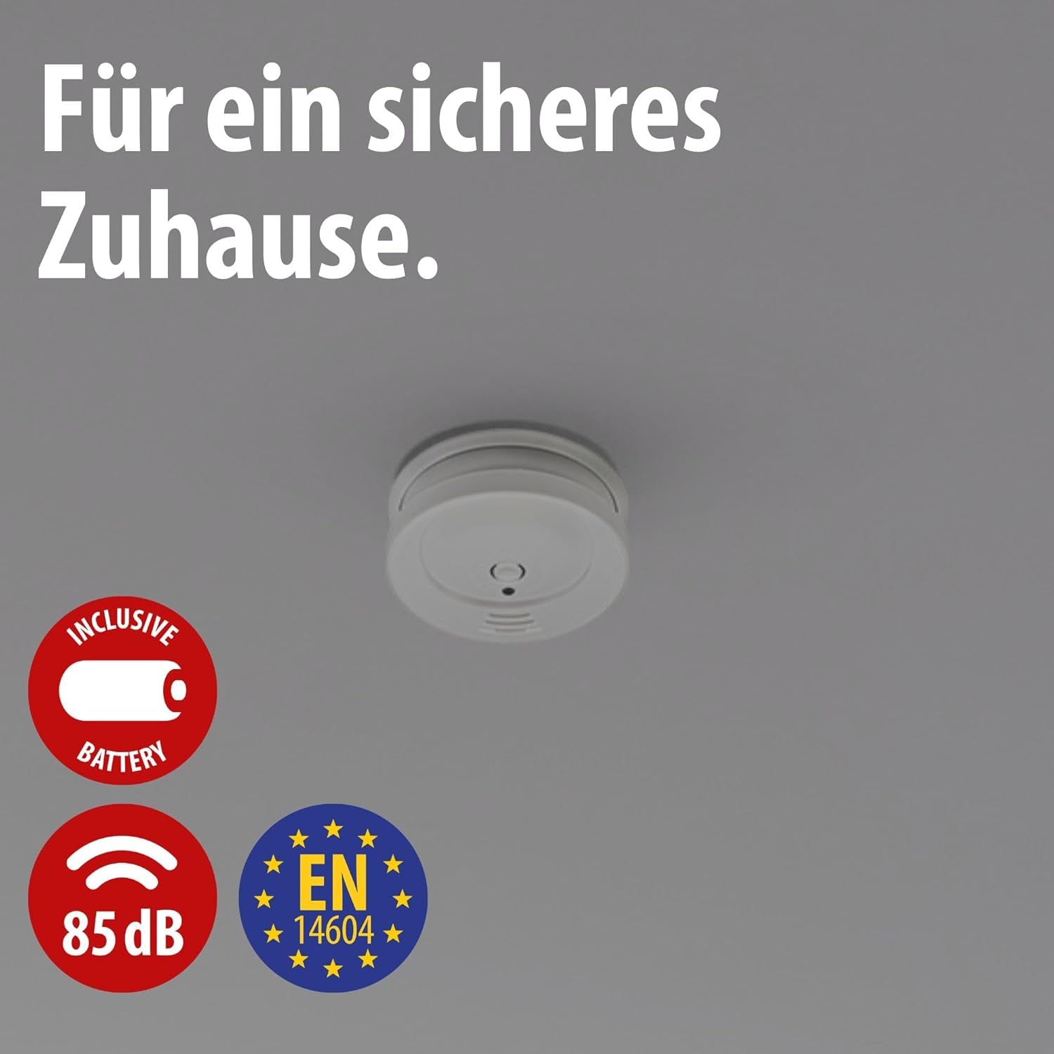 Brennenstuhl Rauchmelder RM C 9010 Mit Austauschbarer Batterie Weiß