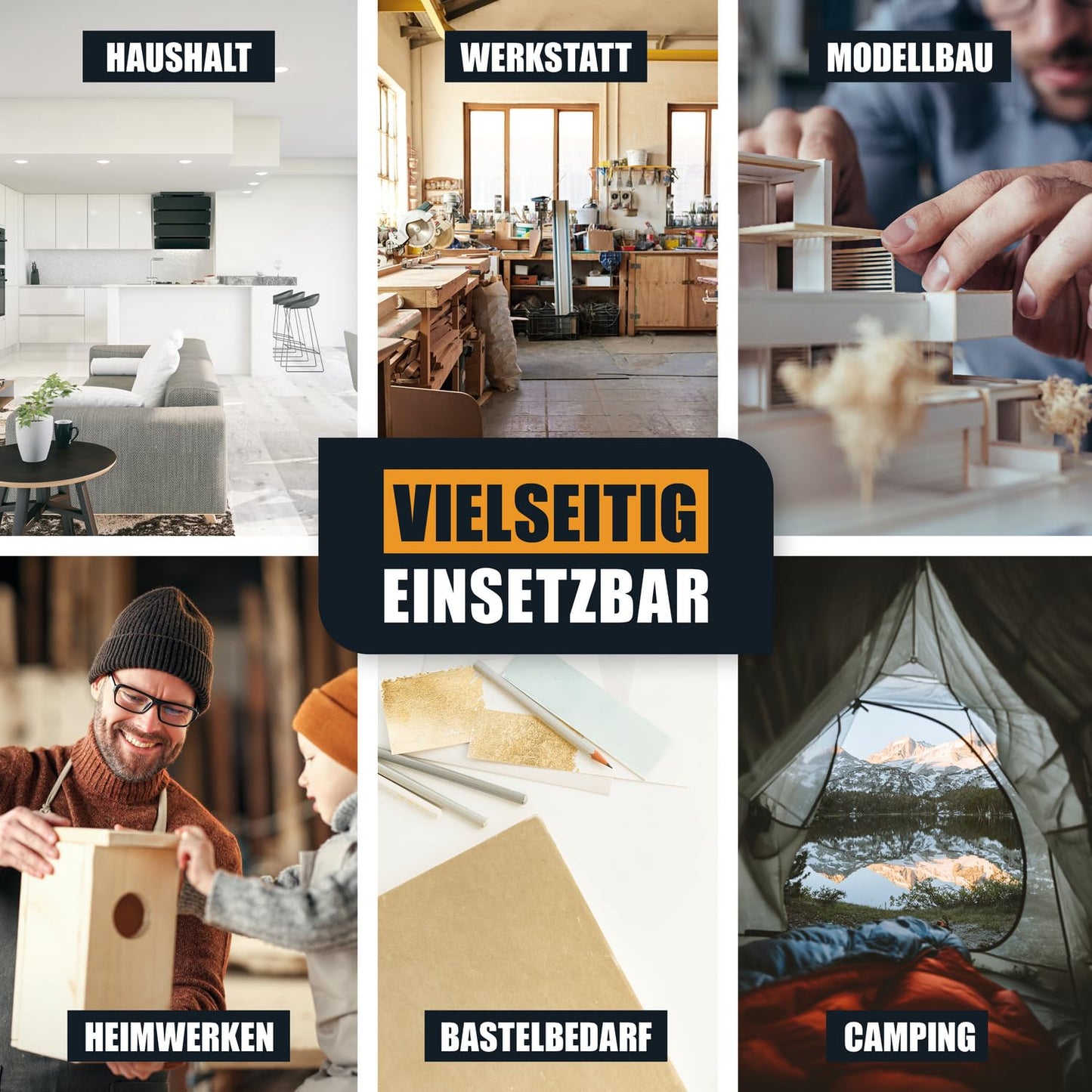 Sekundenkleber Extra Stark Gel 50 G – XXL Superkleber Für Holz, Metall, Kunststoff, Glas