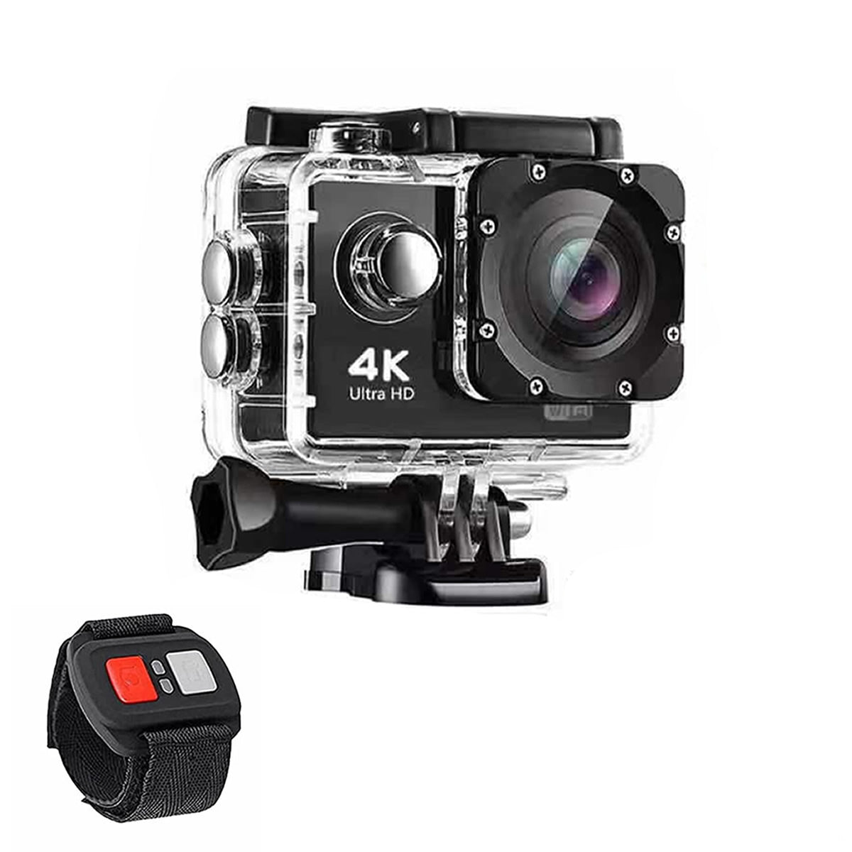 Ultra HD 4K Action Pro Kamera mit WLAN &amp; Bildstabilisierung