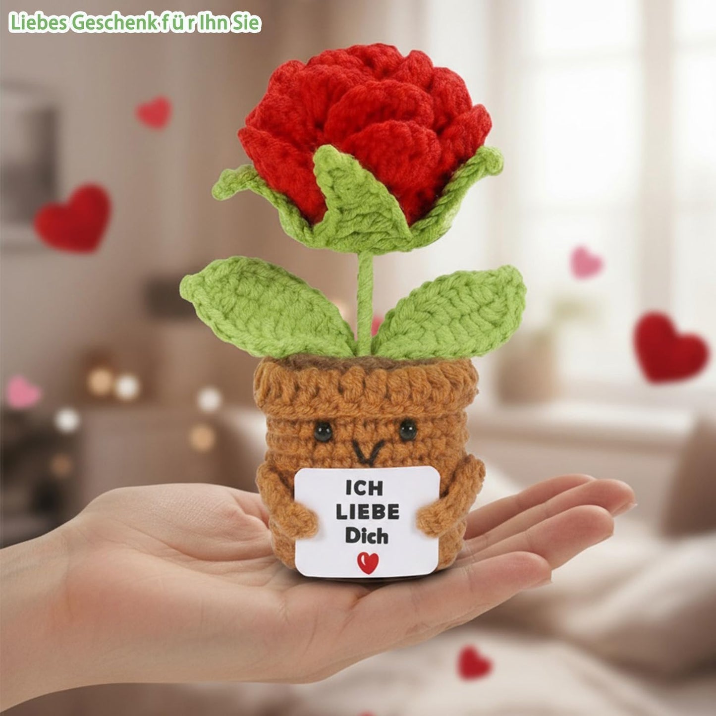 Ich Liebe Dich Geschenke für Frauen Männer, Handgefertigte Rosen Heimat Dekoration, Partner Geschenke, Hochzeitstag, Jahrestag Geschenk für Sie Ihn, Liebes Geschenk für Ihn Sie
