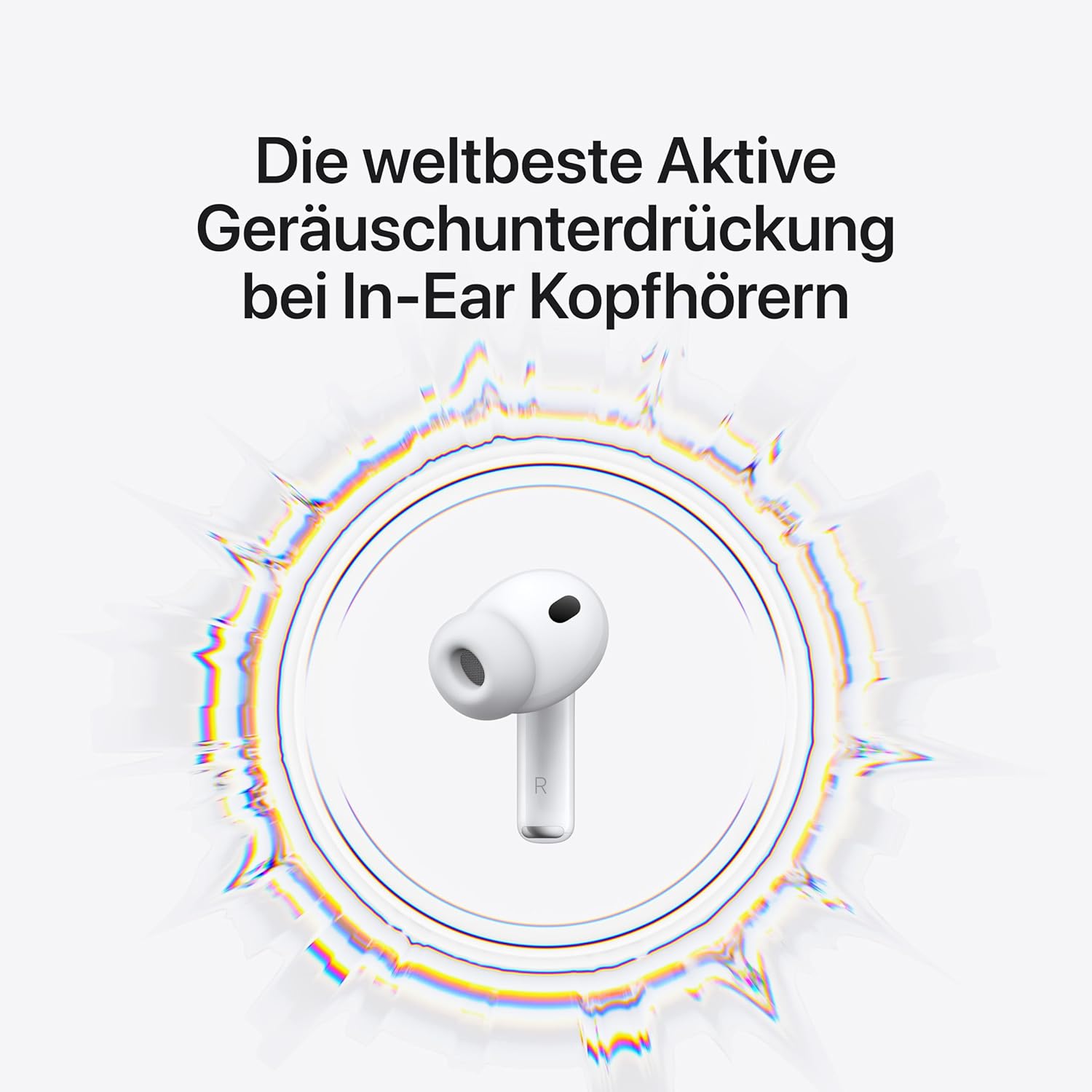 Apple AirPods Pro 3 Kabellose In‑Ear Kopfhörer, Aktive Geräuschunterdrückung, Herzfrequenzmessung, Hörgerätefunktion, Bluetooth Kopfhörer, 3D Audio, Hi‑Fi Sound, Laden über USB‑C