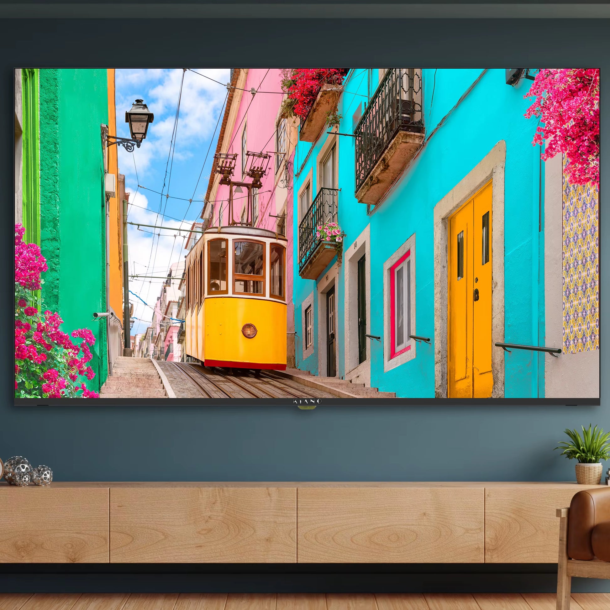 Led-Fernseher Kiano Elegance TV 50" 4K UHD Smart TV Wifi Miracast PVR