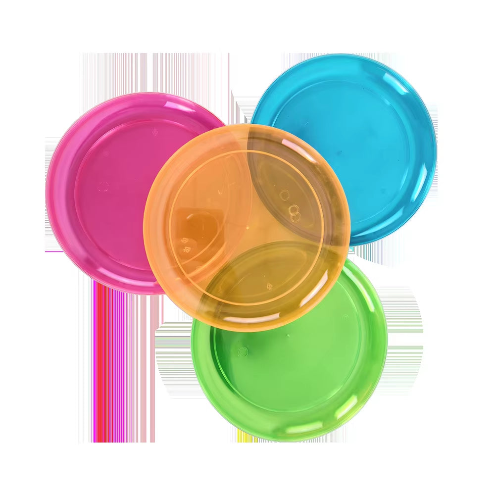 20–200 Stück, 12 Unzen, Neonfarben, Einfarbig, Einweg-Kunststoffbecher, Rosa, Orange, Blau, Grün, Eis-Kaffeetasse, Durchsichtiger Kunststoffbecher, Leuchtet Im UV