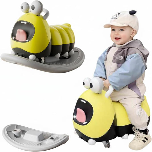 3In1 Rutschfahrzeug Babyroller + Schaukeltier + Balancierbrett