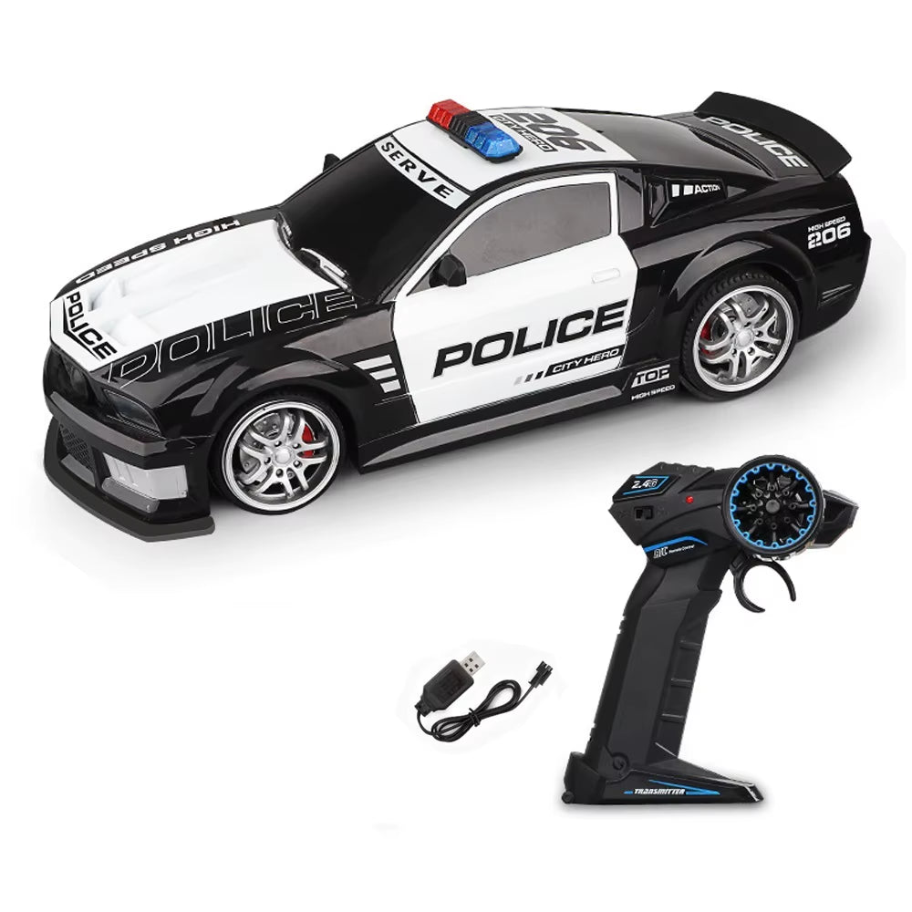 1/12 Große 2,4 Ghz Super Schnelle Polizei RC Auto Ferngesteuerte Autos