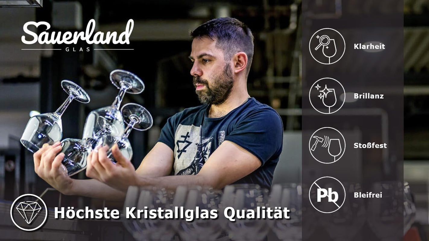 Sauerland GLAS 6Er Set Weinglas Chantal 600Ml