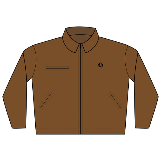 Brown Duck Cloth Work Jacket