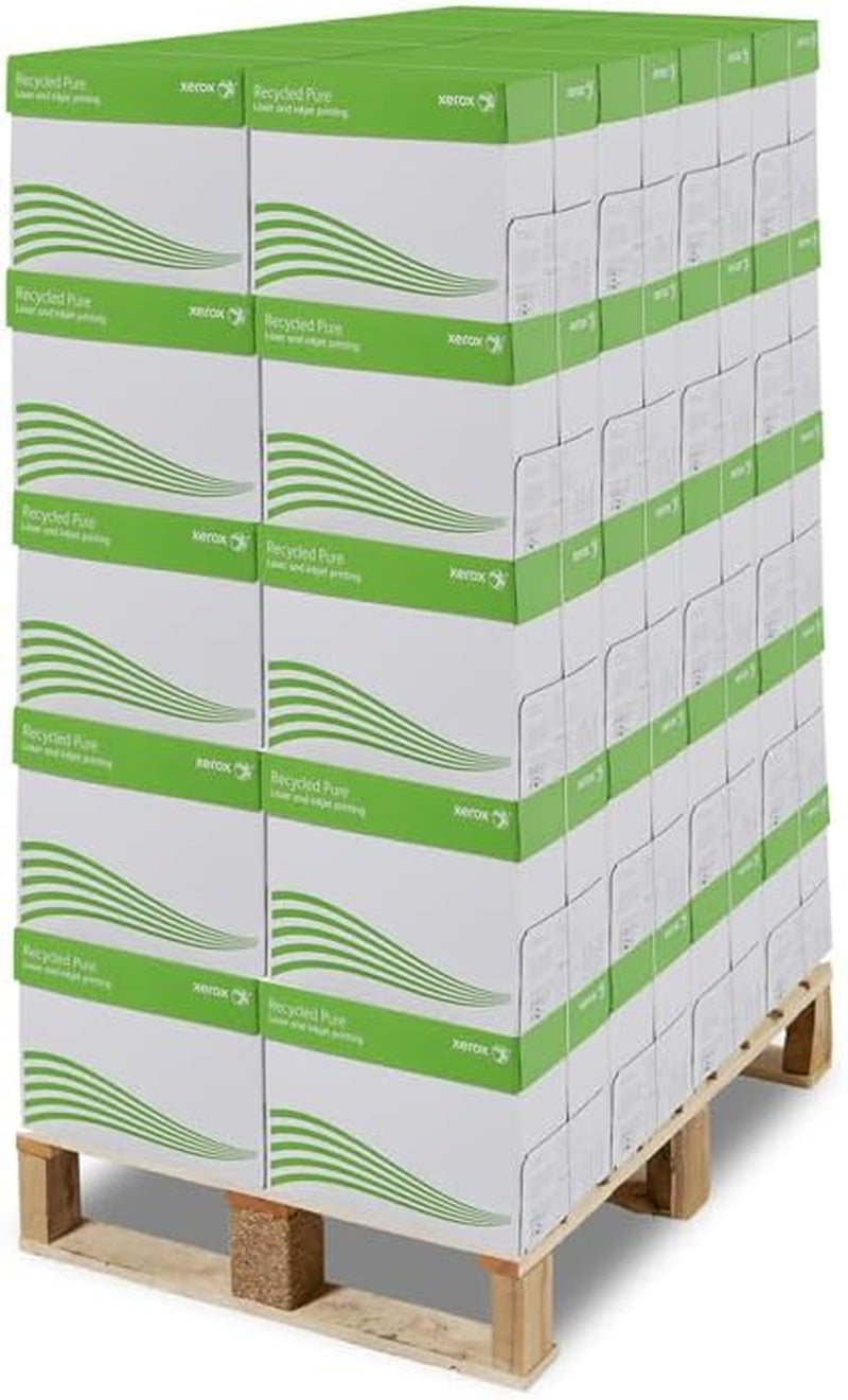 48 Kartons, 240 Pakete, 120.000 BlattISO 70, A4 80 G/M² - Kopierpapier Für Laserdrucker Und Kopierer - Aus 100 Prozent Altpapier