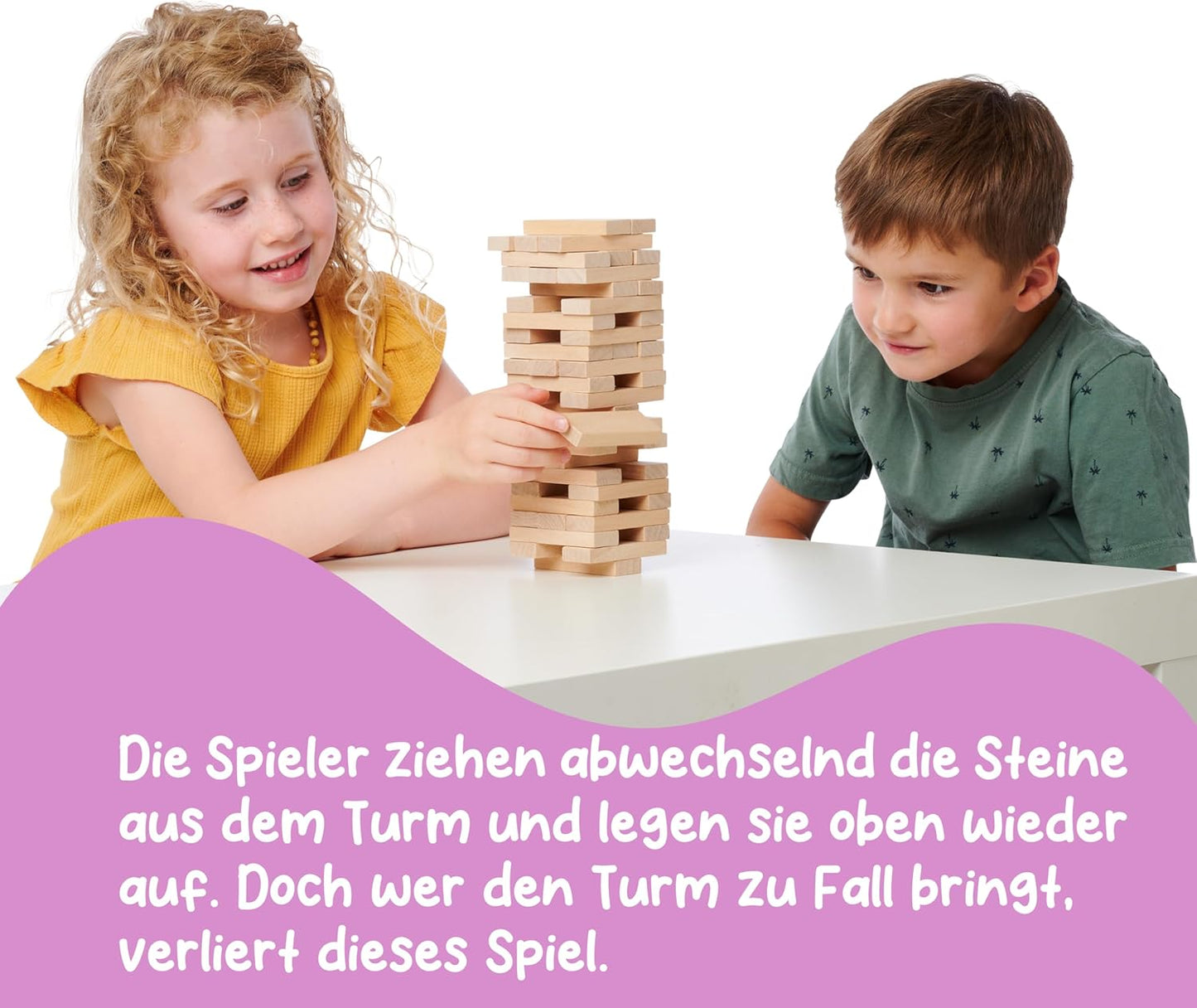 Eichhorn 100002466 Stapelspiel, Geschicklichkeitsspiel Für Die Ganze Familie