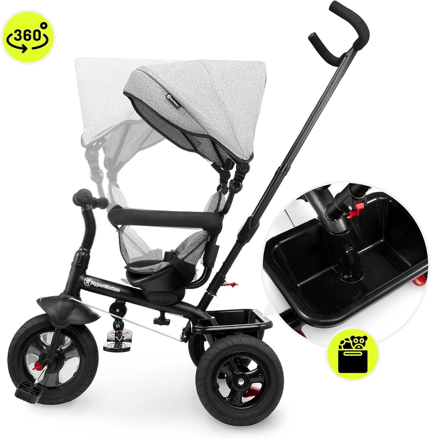 Hypermotion Dreirad Ab 1 Jahr Mit Schubstange