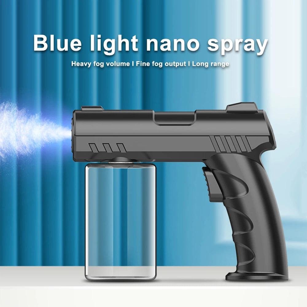 280ml Nano Blue Light Sprayer – Wireless, USB Rechargeable, Ideal for Barbers, Aftershaves