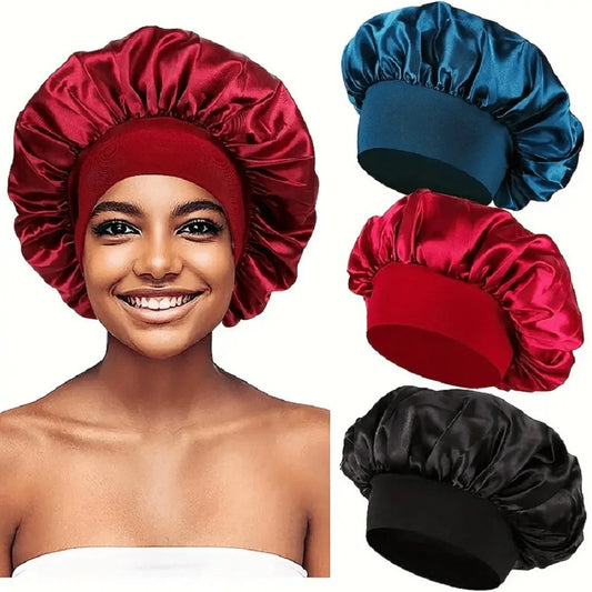 Satin Night Hair Cap – Soft sleeping cap for well-groomed, protected hair
