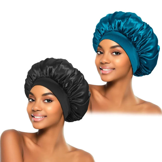 Satin Night Hair Cap – Soft sleeping cap for well-groomed, protected hair
