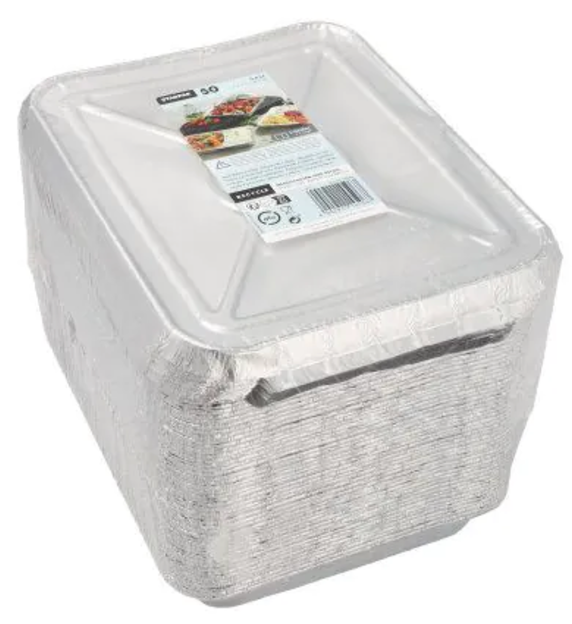 Aluschale 2-teilig mit Deckel 300 Stück