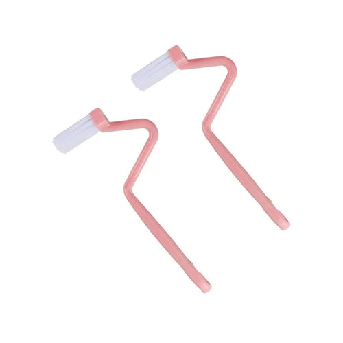 Gebogene Toilettenbürste mit langem Griff