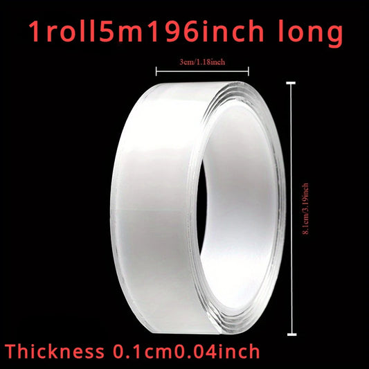 Double-sided nano adhesive tape, transparent 