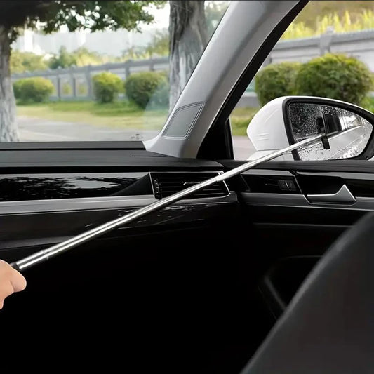 Multifunctional telescopic water squeegee for car windows (32–50 cm)