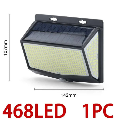 Solar LED Außenleuchte mit Bewegungsmelder (IP65)