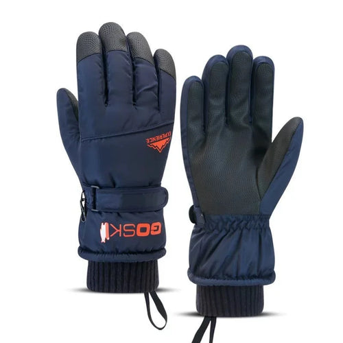 Warm winter gloves with touchscreen functionality